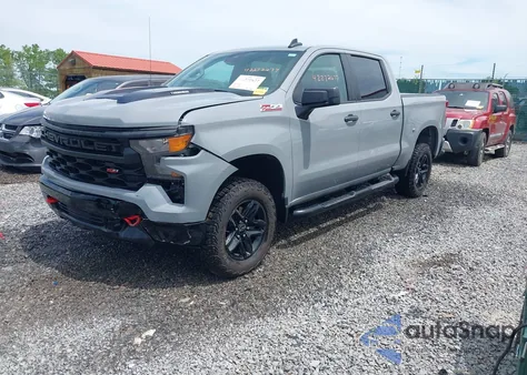 2024 Chevrolet Silverado 1500 4Wd Short Bed Custom Trail Boss из США, поврежденный, VIN 3GCPDCEK4RG437300